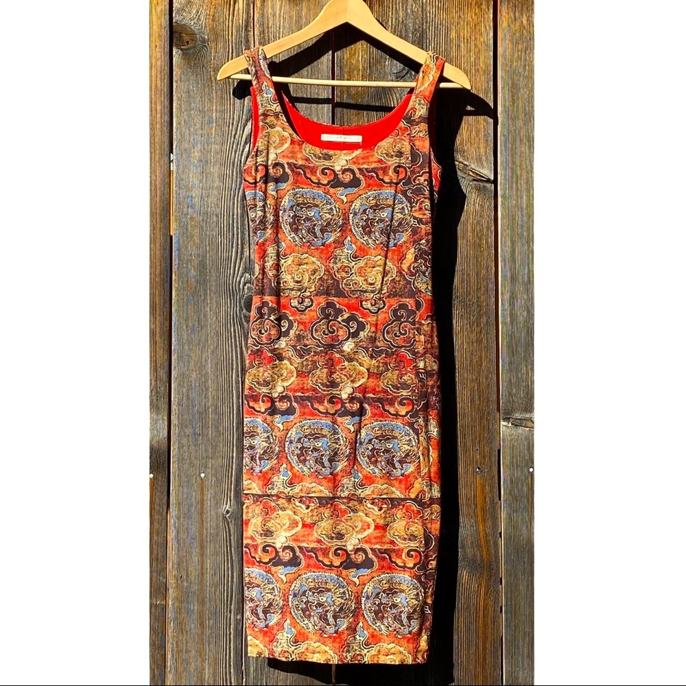 Peruvian Connection pima sheath dress; size XS